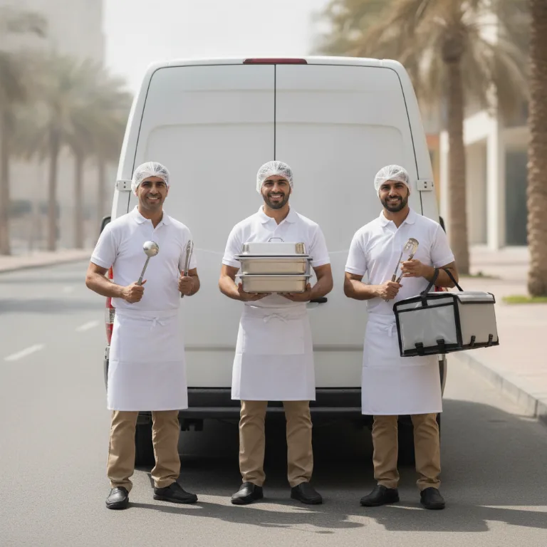 Catering team in Fujairah